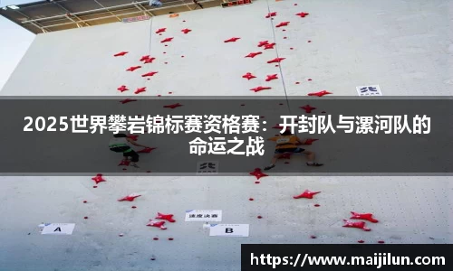 2025世界攀岩锦标赛资格赛：开封队与漯河队的命运之战